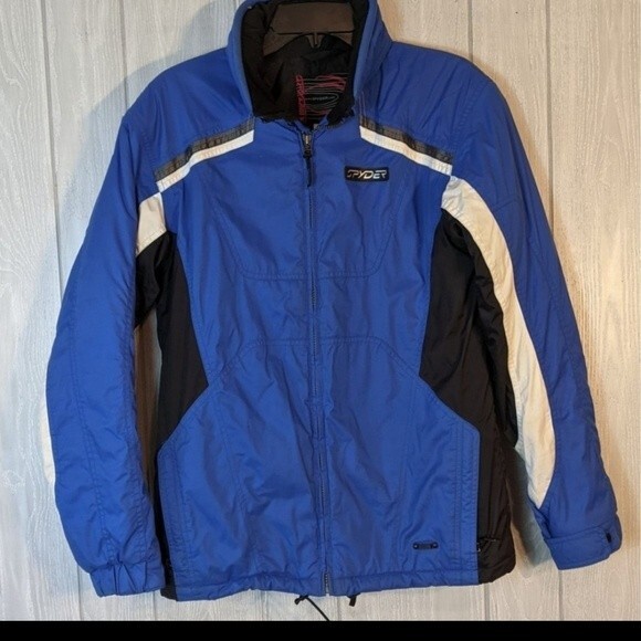 Spyder Snow Jacket With Fold Up Hood EUC SZ 18 - Picture 9 of 9